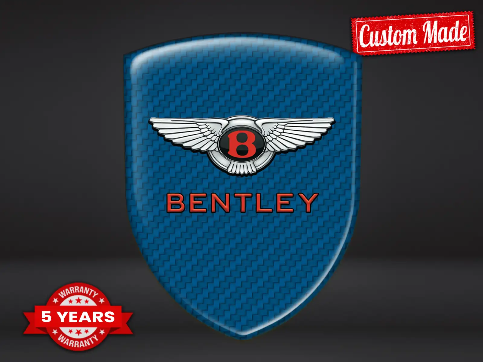 Bentley Stickers Vinyle Perso Auto Style Max Pro Résistant